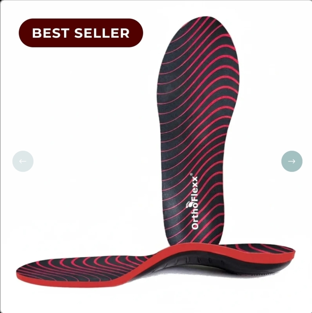 ORTHO FLEXX MAX ARCH SUPPORT ORTHOTIC INSOLES - Picture 6 of 6